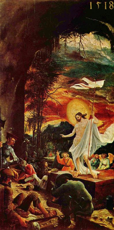 Albrecht Altdorfer Resurrection by Altdorfer Sweden oil painting art